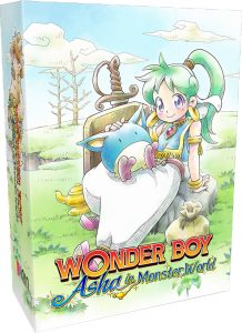 wonder boy asha in monster world inin games strictly limited games partner store exclusive collectors edition playstation 4 nintendo switch cover www.limitedgamenews.com
