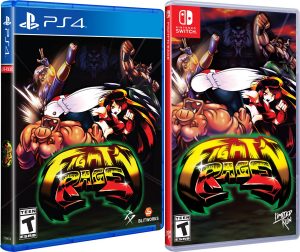 fight n rage standard edition physical retail release limited run games playstation 4 nintendo switch cover www.limitedgamenews.com