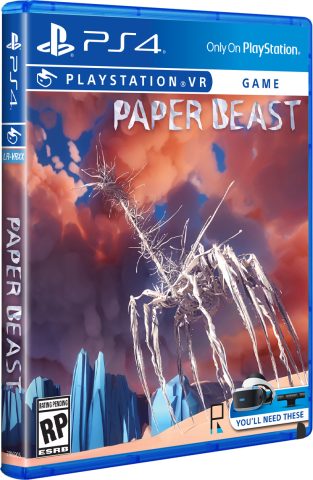 paper beast standard edition playstation vr physical retail release limited run games ps4 psvr cover www.limitedgamenews.com