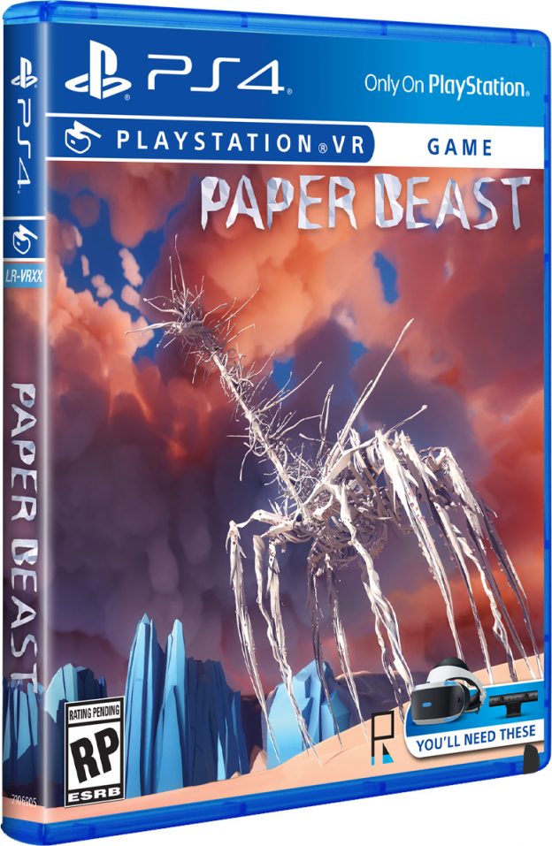 paper beast standard edition playstation vr physical retail release limited run games ps4 psvr cover www.limitedgamenews.com