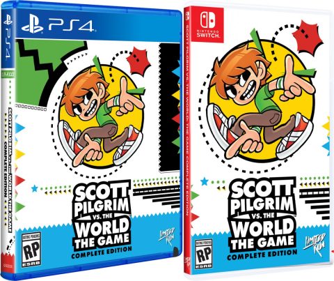scott pilgrim vs the world the game complete edition standard edition physical retail release ps4 nintendo switch cover www.limitedgamenews.com