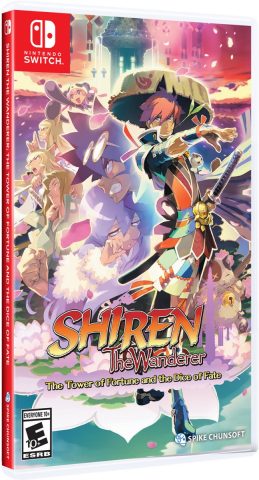 shiren the wanderer the tower of fortune and the dice of fate standard edition physical retail release spike chunsoft nintendo switch cover www.limitedgamenews.com