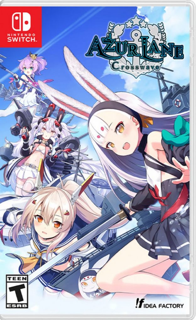 azure lane crosswave physical retail release idea factory nintendo switch cover www.limitedgamenews.com