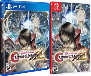 bloodstained curse of the moon 2 physical retail release standard edition limited run games playstation 4 nintendo switch cover www.limitedgamenews.com