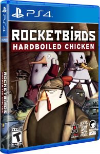 rocketbirds hardboiled chicken physical retail release limited run games playstation 4 cover www.limitedgamenews.com