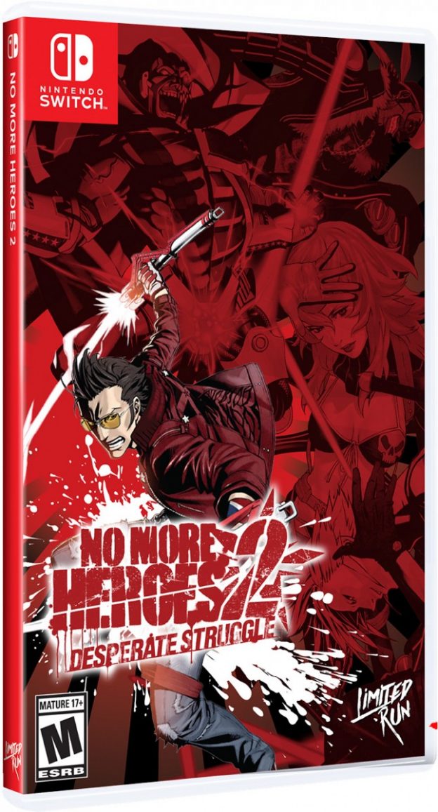 no more heroes 2 desperate struggle physical retail release standard edition nintendo switch cover www.limitedgamenews.com