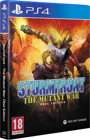 sturmfront the mutant war übel edition physical retail release red art games playstation 4 cover www.limitedgamenews.com