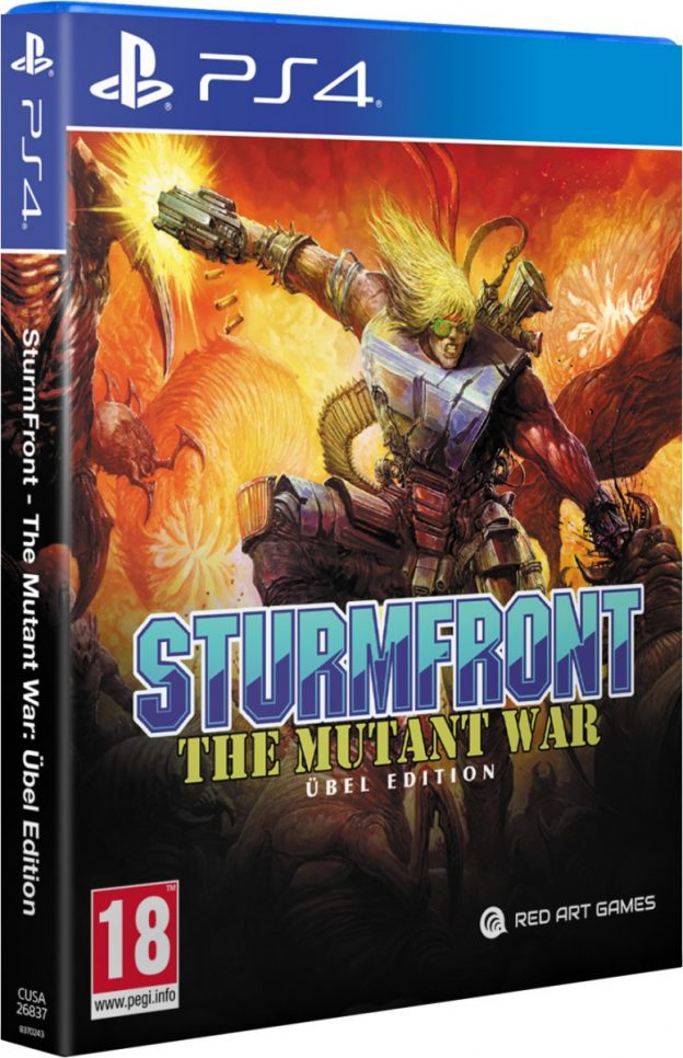 sturmfront the mutant war übel edition physical retail release red art games playstation 4 cover www.limitedgamenews.com