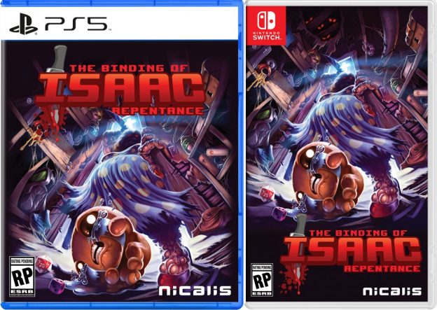 the binding of isaac repentance physical retail release nicalis playstation 5 nintendo switch www.limitedgamenews.com