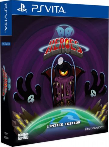 88 heroes physical retail release limited edition asia multi-language eastasiasoft playstation vita cover www.limitedgamenews.com
