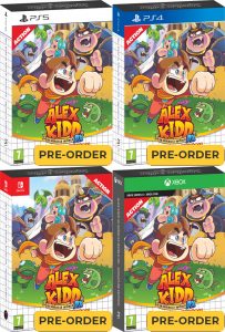 alex kidd in miracle world dx signature edition signature edition games xbox one playstation 4 playstation 5 nintendo switch cover www.limitedgamenews.com