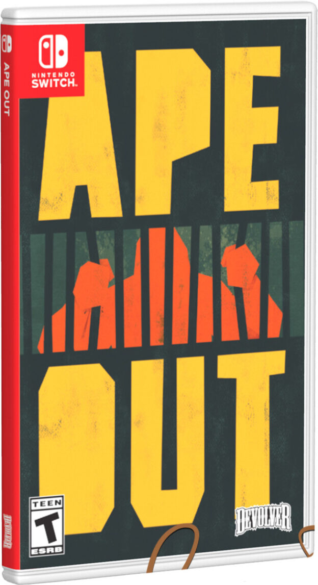 ape out limited run games cover variant physical retail release special reserve games nintendo switch cover www.limitedgamenews.com