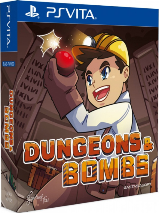 dungeons & bombs physical retail release limited edition asia multi-language eastasiasoft playstation vita cover www.limitedgamenews.com