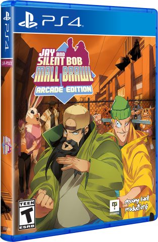 jay and silent bob mall brawl arcade edition physical retail release standard edition limited run games playstation 4 cover www.limitedgamenews.com