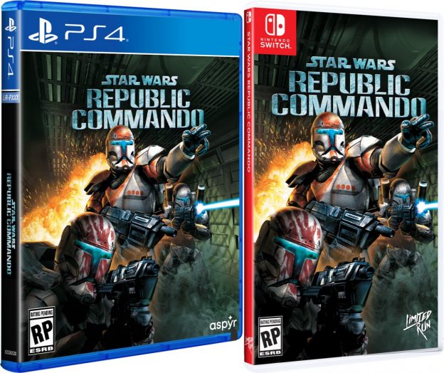 star wars republic commando physical retail game limited run games standard edition playstation 4 nintendo switch cover www.limitedgamenews.com