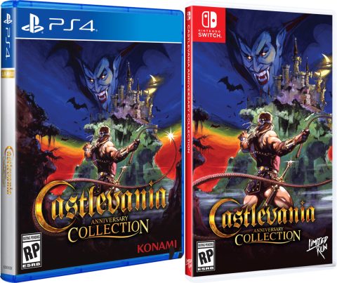 castlevania anniversary collection physical retail release standard edition limited run games nintendo playstation 4 nintendo switch cover www.limitedgamenews.com