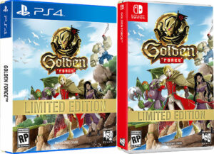 golden force limited edition physical retail release vgnysoft playstation 4 nintendo switch cover www.limitedgamenews.com