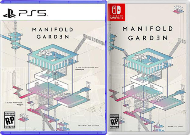 manifold garden physical retail release iam8bit playstation 4 nintendo switch cover www.limitedgamenews.com
