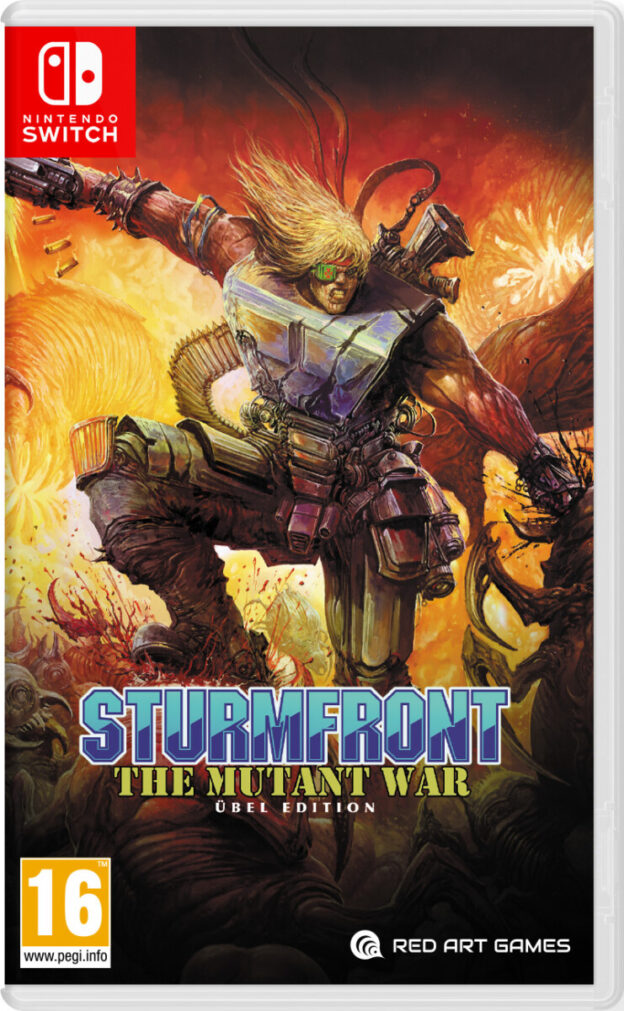 sturmfront the mutant war übel edition physical retail release red art games nintendo switch cover www.limitedgamenews.com