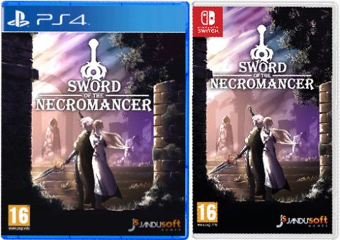 sword of the necromancer physical retail release standard edition ultra collectors playstation 4 nintendo switch cover www.limitedgamenews.com