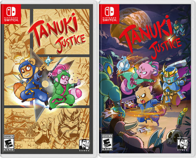 tanuki justice standard edition vgnysoft exclusive edition physical retail release vgnysoft nintendo switch cover www.limitedgamenews.com