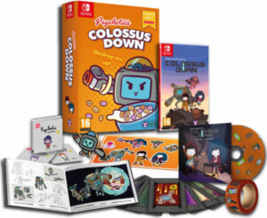 colossus down physical retail release destroy em up edition tesura games playstation 4 nintendo switch cover www.limitedgamenews.com