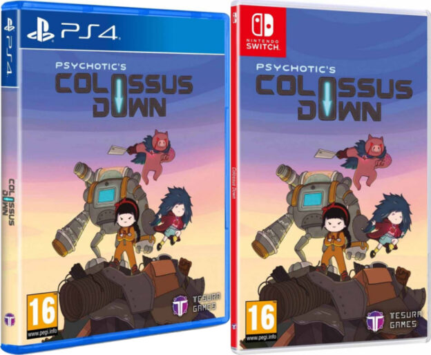 colossus down physical retail release standard edition tesura games playstation 4 nintendo switch cover www.limitedgamenews.com