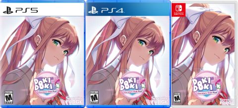 doki doki literature club plus physical retail release premium physical edition serenity forge playstation 5 playstation 4 nintendo switch cover www.limitedgamenews.com