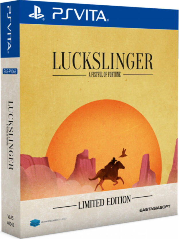 luckslinger a fistful of furtune limited edition physical retail release asia english multi-language eastasiasoft playstation vita cover www.limitedgamenews.com