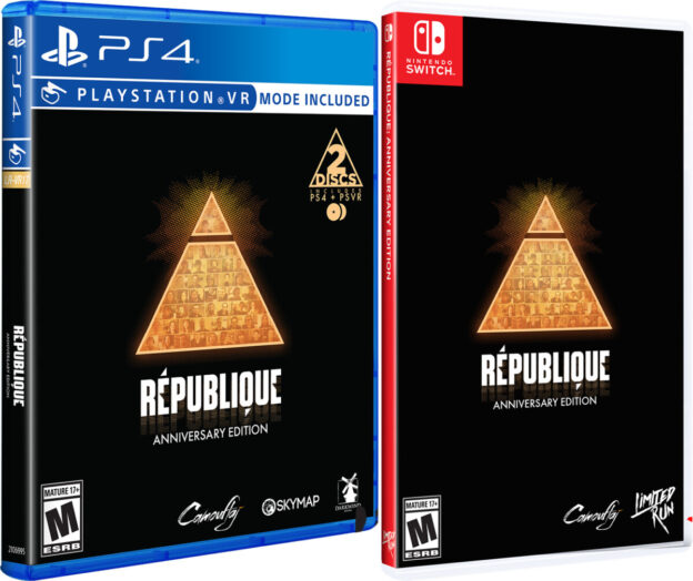 republique anniversary edition standard edition physical retail release limited run games playstation 4 nintendo switch cover www.limitedgamenews.com