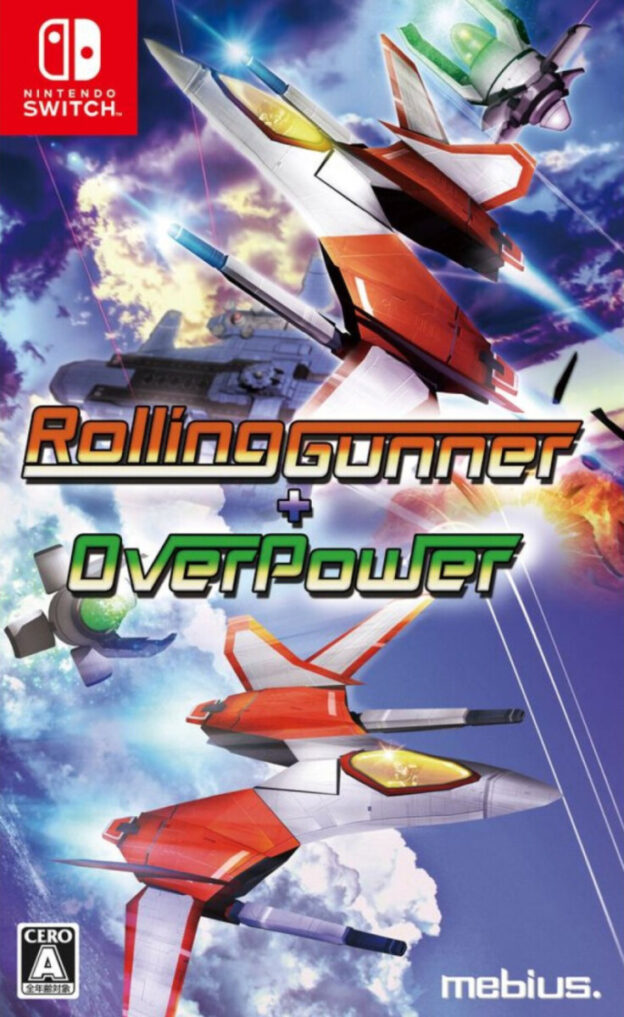 rolling gunner + over power physical retail release asia multi-language nintendo switch cover www.limitedgamenews.com