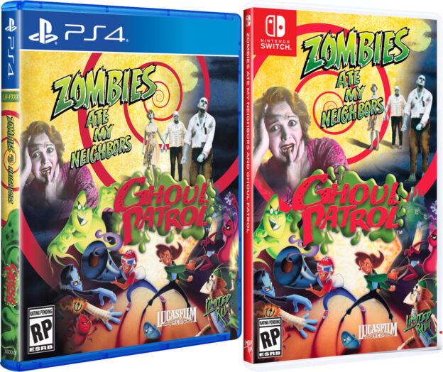 zombies ate my neighbors ghoul patrol physical retail release standard edition playstation 4 nintendo switch cover www.limitedgamenews.com