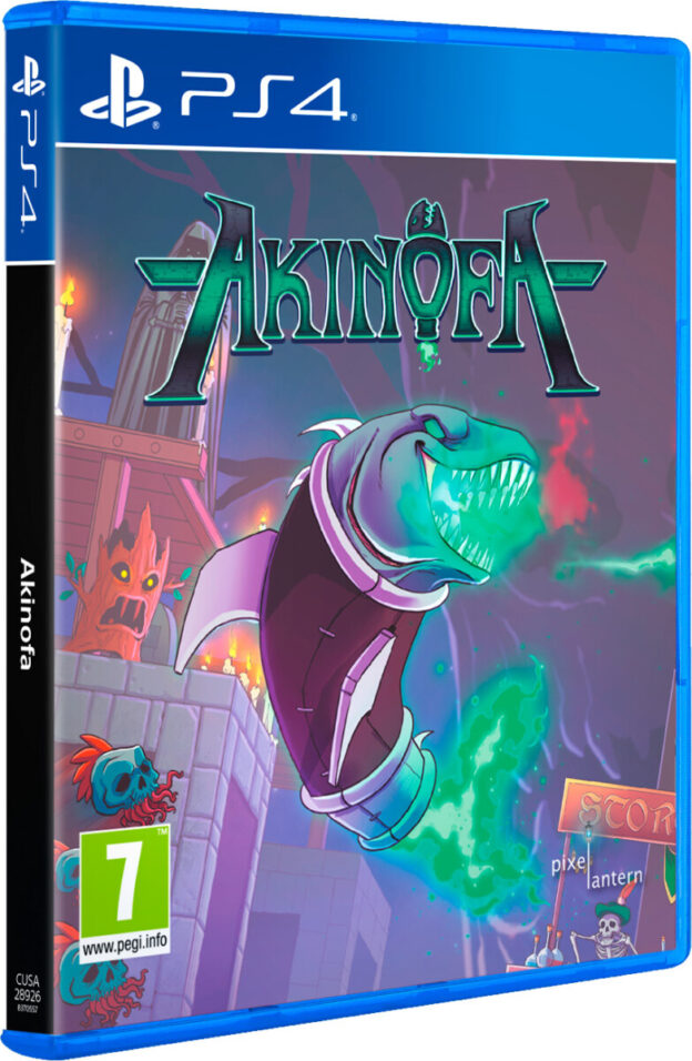 akinofa physical retail release red art games playstation 4 cover www.limitedgamenews.com