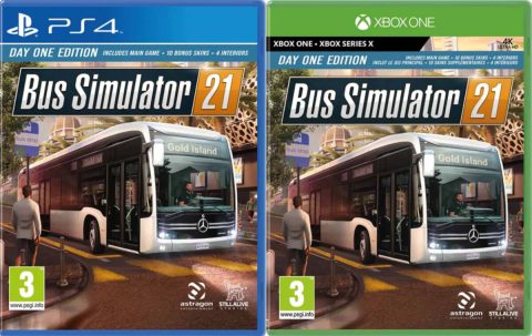 bus simulator 21 physical retail release europe xbox one xbox series x playstation 4 cover www.limitedgamenews.com