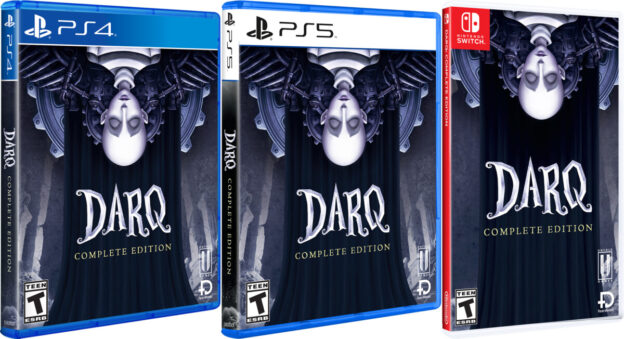 darq complete edition standard edition physical retail release unfold games playstation 4 playstation 5 nintendo switch cover www.limitedgamenews.com