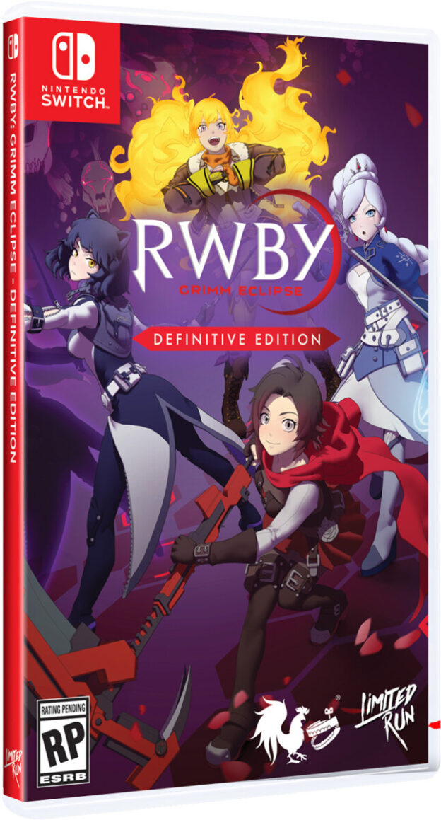 rwby grimm eclipse definitive edition standard edition physical retail release limited run games nintendo switch cover www.limitedgamenews.com