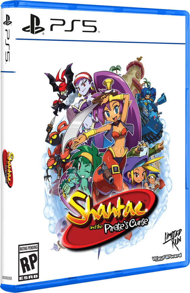shantae and the pirates curse standard edition physical retail release limited run games playstation 5 cover www.limitedgamenews.com