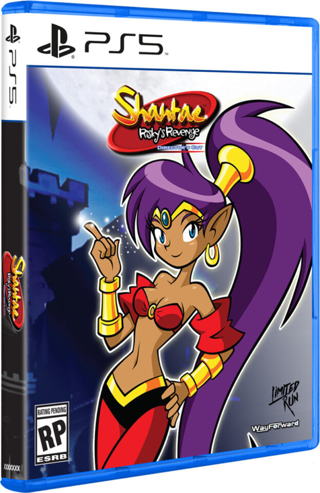 shantae riskys revenge directors cut standard edition physical retail release limited run games playstation 5 cover www.limitedgamenews.com