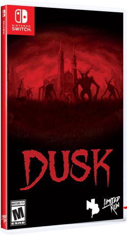 dusk physical retail release limited run games nintendo switch cover www.limitedgamenews.com