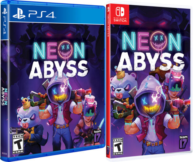 neon abyss physical retail release team 17 playstation 4-nintendo switch cover www.limitedgamenews.com