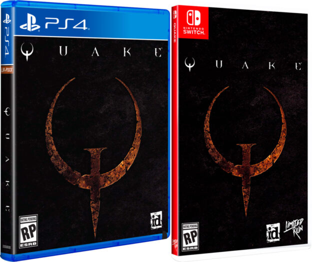 quake standard edition physical retail release limited run games playstation 4 nintendo switch cover www.limitedgamenews.com