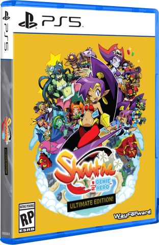 shantae 1 2 genie hero ultimate edition standard edition physical retail release limited run games playstation 5 cover www.limitedgamenews.com