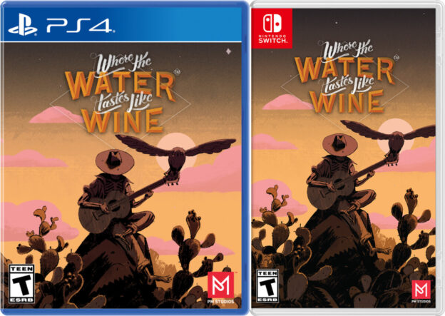 where the water tastes like wine standard edition physical retail release pm studios playstation 4 nintendo switch cover www.limitedgamenews.com