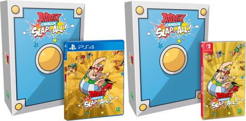 asterix obelix slap them all ultra collectors edition physical retail release microids strictly limited games playstation 4 nintendo switch cover www.limitedgamenews.com