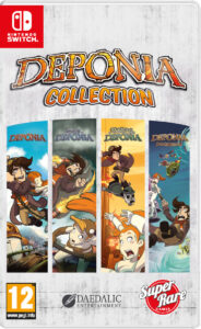 deponia collection standard edition physical retail release super rare games nintendo switch cover www.limitedgamenews.com