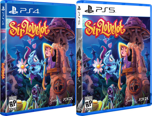 sir lovelot physical retail release limited run games playstation 4 playstation 5 cover www.limitedgamenews.com