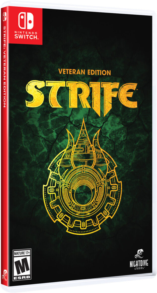 strife veteran edition physical retail release nightdive studios limited run games nintendo switch cover www.limitedgamenews.com
