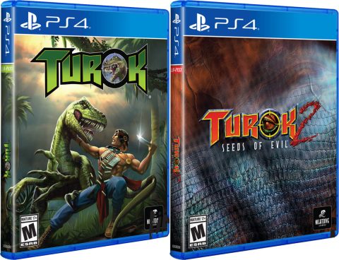 turok turok 2 seeds of evil remastered standard edition physical retail release limited run games playstation 4 cover www.limitedgamenews.com
