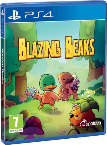 blazing beaks physical retail release applava playstation 4 cover www.limitedgamenews.com