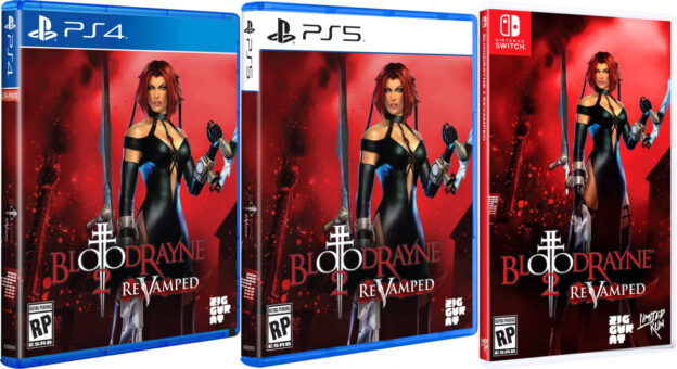 bloodrayne 2 revamped standard edition physical retail release limited run games playstation 4 playstation 5 nintendo switch cover www.limitedgamenews.com